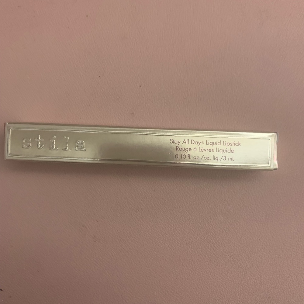 Stila all day liquid lipstick rubino